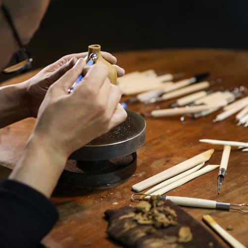 SHENOMAD 30PCS Clay Sculpting Tools with Wire Pottery Modeling Ceramics Polymer Tools Set for Air Dry Clay Carving Molding Pottery Crafting Beginners - Image 5