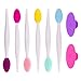 Produktbild LUTER 6 Stück Silikon-Peeling-Lippenpinsel und 2 Stück Gesichtsbürste Soft Cleaning Beauty Tool für Glattere Haut und Lippen