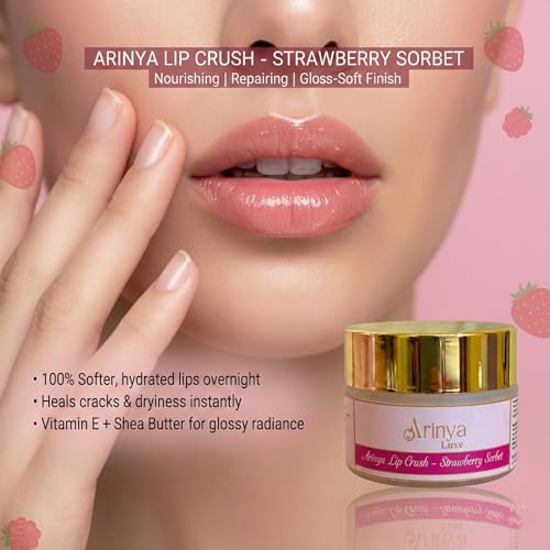 Image of Brightening Lip Balm for Dark Lips with Vitamin C, Shea Butter & Natural Oils | Prevents Pigmentation | Brightens & Hydrates Lips | Tinted Lip Balm -15gm