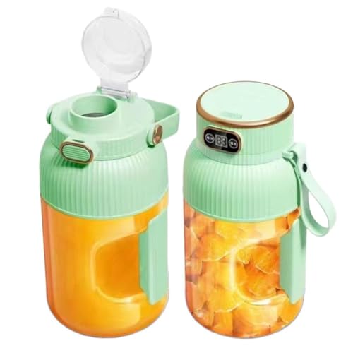 Exprimidor portátil, multifuncional, con pantalla digital, para batir frutas, exprimidor eléctrico y suave, batidos