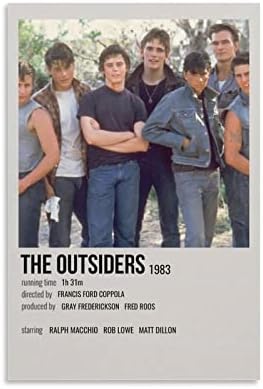 VEAB Movie Posters for Room Aesthetic 90s The Outsiders Canvas Art and Wall Art Modern Family for Teens Boy Girl Room Decor Posters 12x18inch(30x45cm)