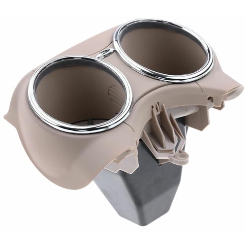 Portavasos delantero dual W219 beige plástico para Benz CLS miniatura 5