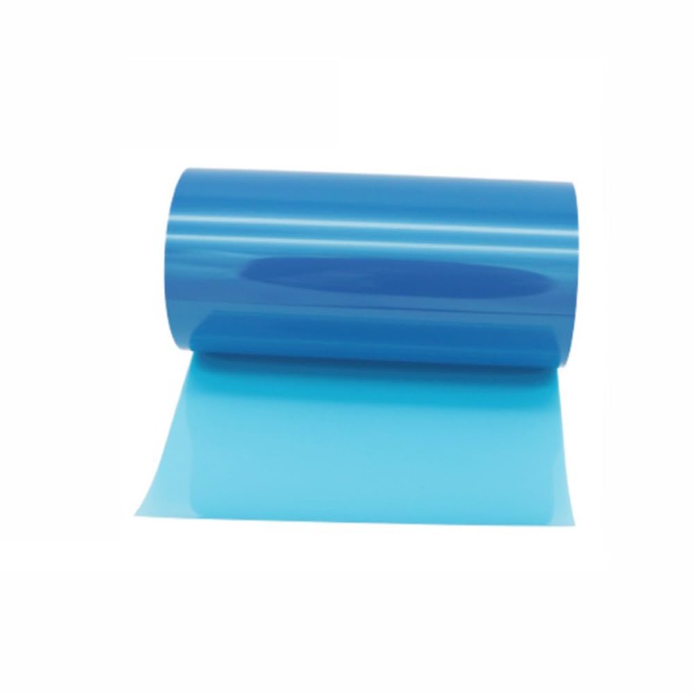 Film De Démoulage PET 10c, Film Simple Face Enduit De Silicone 7,5c, Film Isolant Haute Température Bleu(7.5c-200x30m)