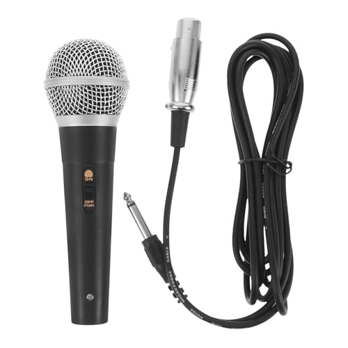 Micrófono dinámico COOPHYA con cable cardioide de plástico y metal para eventos