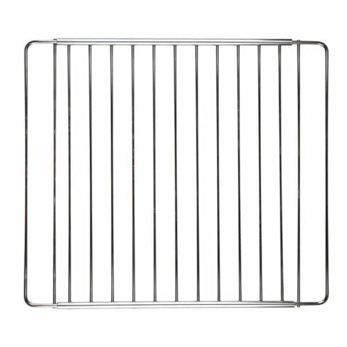CHEFZOCO Bandeja extensible para horno, Parrilla ajustable para horno, Rejilla extensible Horno, Bandeja horno universal, Apta par a la mayoría horno, ancho de 350 a 560 mm, Fondo fijo 318mm