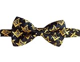 Masonic Bow Tie - Pre Tied - Blue