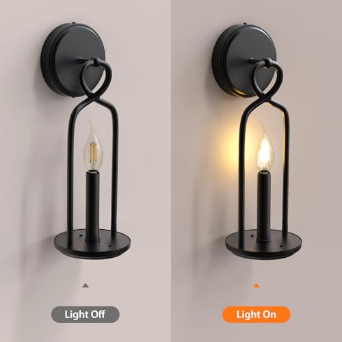 Hymela HYMELA4H9106101 V06 Vintage Candle 1-Light Wall Sconce thumb #5