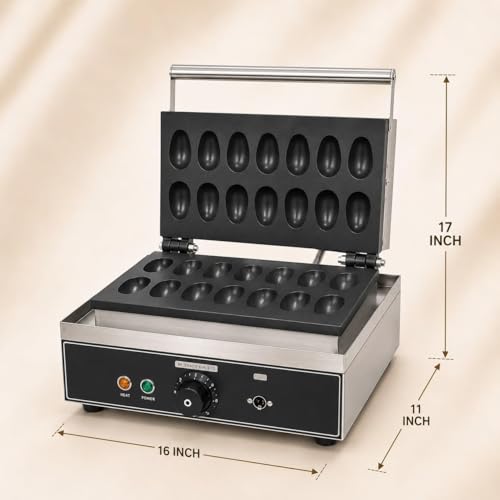 Image of Commercial Waffle Maker Machine, Electric Belgian Waffle Baker, Professional Waffle Machine for Cafe Bakery Restaurant Food Stall (EGG-SHPE-WM) | Electric Belgian Waffle Baker, Professional Waffle Machine, For Cafe Bakery Restaurant Food Stall, EGG-SHPE-WM