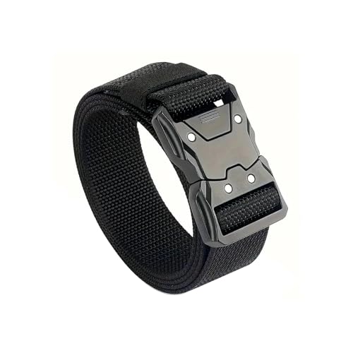 xolair Ceinture Tactique Militaire, Réglable Ceinture Militaire en Nylon avec Boucle en Alliage à Dégagement Rapide, Accessoires de Sport en Nylon pour...