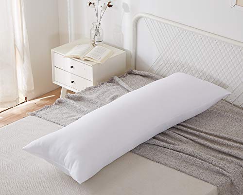 Acanva Soft Body Pillow Hypoallergenic Long Bed Sleeping Insert For Side Sleepers, 1 Count (Pack Of 1), White #TOP2