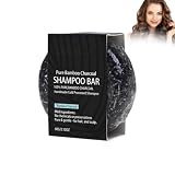 60g Bambuskohle Shampoo Seife, Anti-Haarausfall Shampoo, shampoo