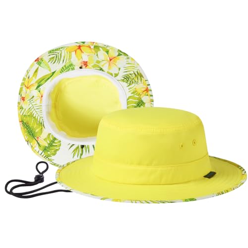Image of UPF 50+ Foldable Sun Hat Patterned Under Brim Bucket Hats for Summer Hiking Fishing Beach Safari Men Women