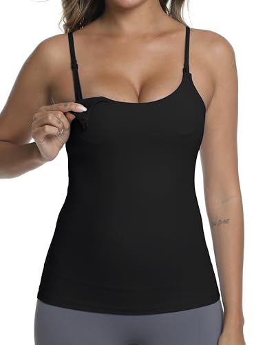 CFRTMTBB Nursing Tank Tops for Breastfeeding U Neck Maternity Tops Pregnancy Shirts Camisoles with...