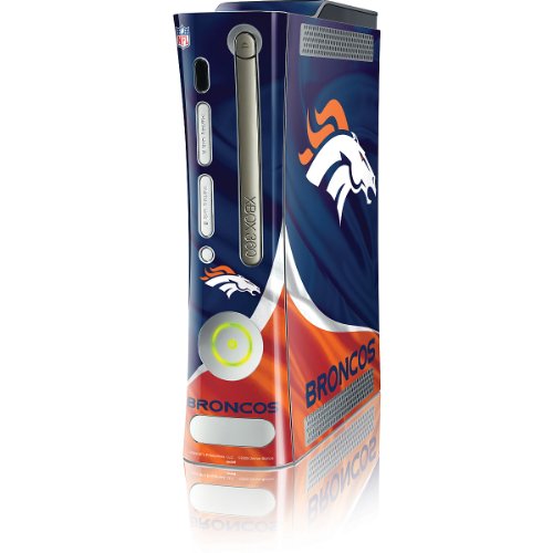 Skinit Decal Gaming Skin Compatible with Xbox 360 (Includes HDD) - Officially Licensed NFL Denver Broncos Design