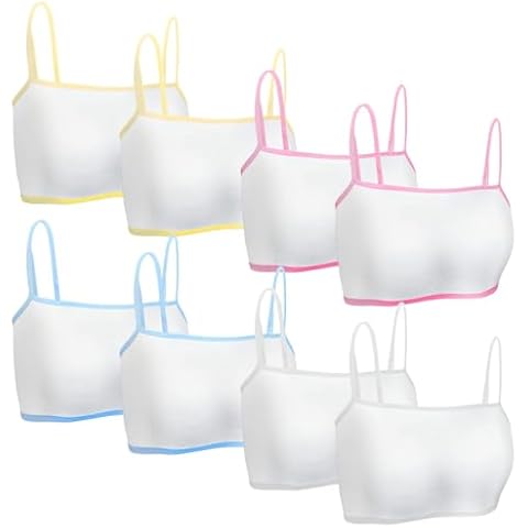 8pcs Cotton Sports Bra for Girls Cover