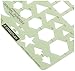 Staedtler Template, Geometric Shapes/Symbols, Protractor, Inch Scale, 9.5 x 5.5 Inches (977102)