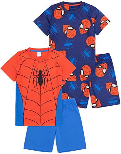 Pyjamas Marvel Spider-Man en coton respirant pack de 2 pour l'été