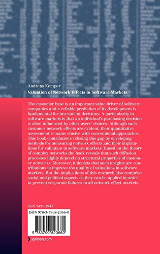 image for Physica Valuation of Network Effects in Software Markets: A Complex Ne