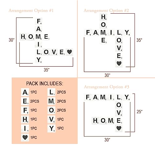 Rustic-Crossword-Farmhouse-Wall-Hanging-Modern-Large-Living-Room-Family-Signs-for-Home-Love-Country-Decor-Wood-5×5 Rustic Crossword Farmhouse Wall Hanging Modern Large Living Room Family Signs for Home Love Country Decor Wood 5×5