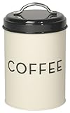 Now Designs Round Coffee Tin, Ivory