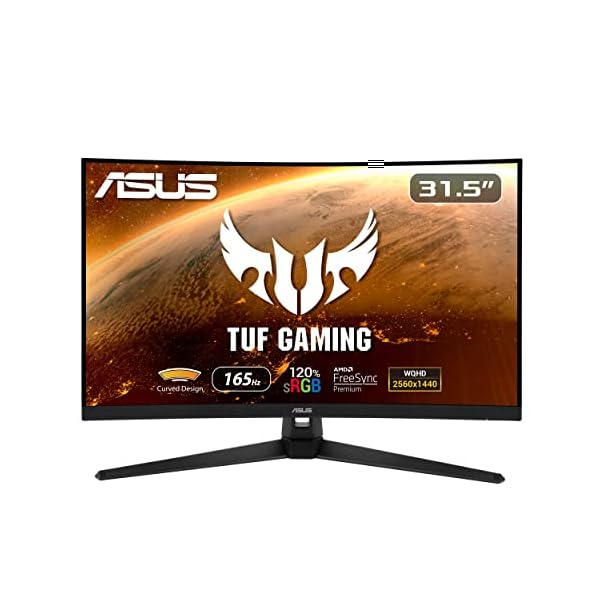 ASUS TUF Gaming VG32VQ1BR - Monitor Curvo 31,5", WQHD, 165 Hz, Freesync Premium, 1 ms