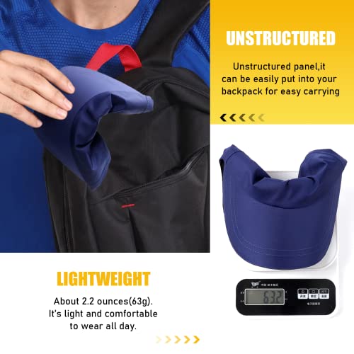 Lvaiz Mens Waterproof Golf Baseball Cap Windproof Unstructured Upf50+ Outdoor Caps For Women Sport Adjustable Tennis Hat Blue, One Size #TOP3