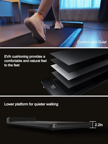 Image of WALKINGPAD A1Pro Foldable Walking Pad Treadmill for Home Office, Under Desk Treadmill with Adaptive Speed Control, Compact Design for Small Spaces, No Assembly Needed