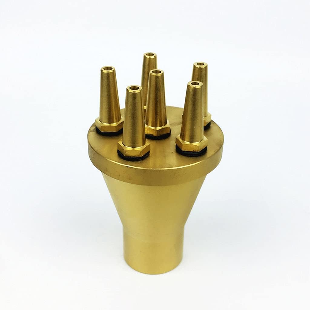 1" 1.5" 2" Straight Jet er Pond Music Brass Fountain Nozzles for Garden Sprinkler Irrigation System (Size : DN40)