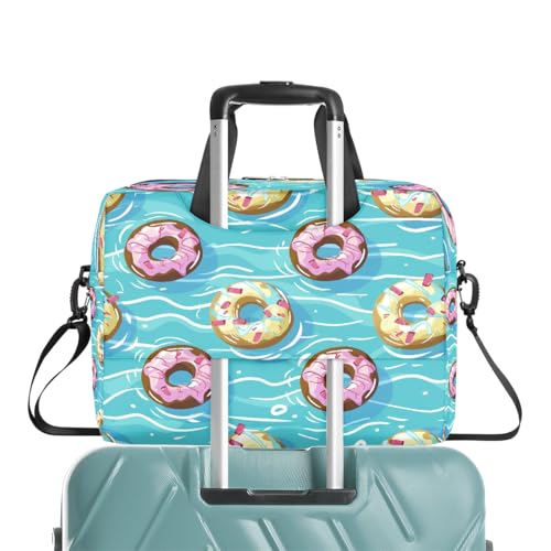 Maletín para laptop con diseño de dona caricatura 15.6" miniatura 7