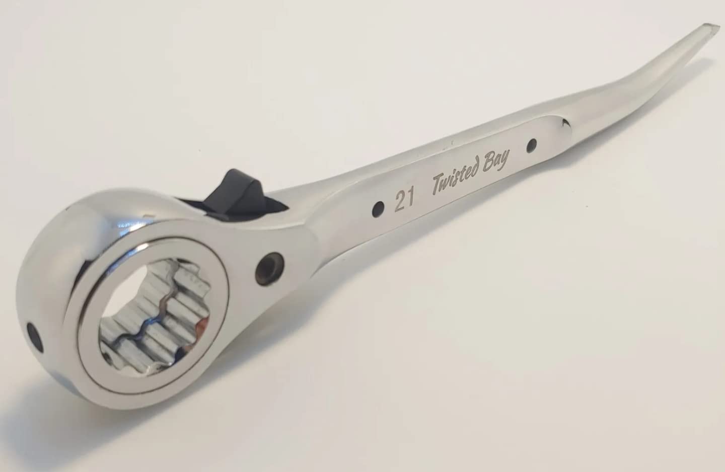 Twisted Bay 21Mm Steel Scaffold Ratchet Podger Chrome