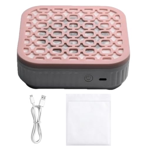 Collecteur de poussière d'ongles - Aspirateur à ongles de 13,7 cm, commande réglable | Collecteur de plumeau Rechargeable puissant à 2 Modes ABS, extracteur de poussière à ventilateur sous vide pour S