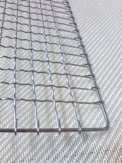 Amazon｜使い捨て焼き網 日本製角型正方形 約22cm×22cm 鉄・亜鉛メッキ