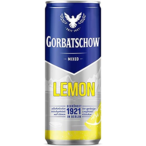 Wodka Gorbatschow Lemon 12 x 0,33l Dose inkl. 3Euro DPG Pfand Cover