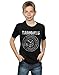 Ramones niños Distressed Seal Camiseta 5-6 Years Negro