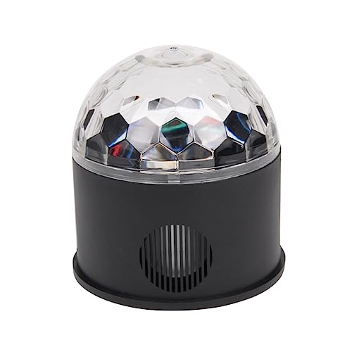 POPETPOP Luz LED de Escenario con Control por Voz Bola de Cristal Multicolor Foco Decorativo para Discotecas Fiestas y Ktv Mini Portátil