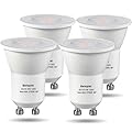 Beispiel Mini GU10 Led Bulbs 2700K Soft Warm White,MR11 GU10 Base 25W Halogen Equivalent, AC120V 4W Non-dimmable Led Spotlight Track Light Bulbs,Pack of 4