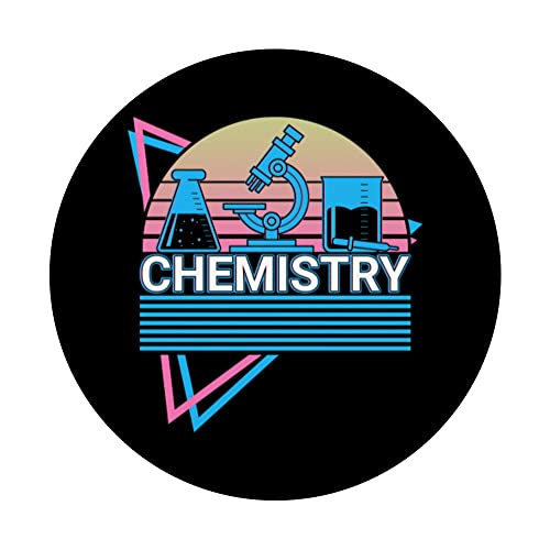 Chemistry Retro PopSockets Swappable PopGrip, Black - Image 3