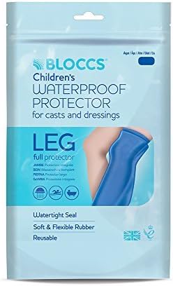 Bloccs Child Small Full Leg Waterproof Cast Cover 1-3 years by Bloccs
