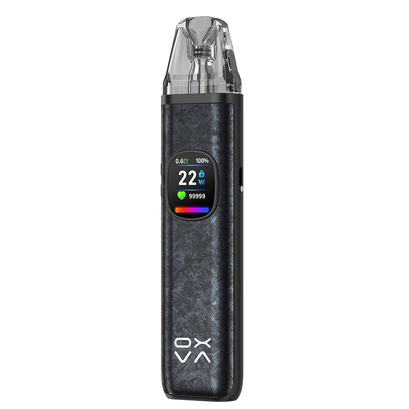 OXVA XLIM Pro 2 DNA Pod Kit | 1300mAh | Vapeador Electrónico Recargable sin Líquido y sin Nicotina, 30W, USB C, Pantalla LED, Compatible con Cartuchos XLIM (Frost Titanium Blue)