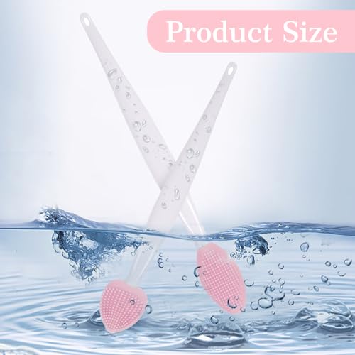 Image of 4PCS Cat Chin Brush Set Cats Acne Chins Treatment, Black Seed Exfoliating Brushes, Dual Sided Soft Silicone Cat Grooming Scrubber Brush Cleaner for Cats Chin Acne and Blackhead Exfoliation