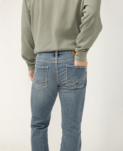 Image of Silver Jeans Co. Mens Jace Slim Fit Bootcut Jeans