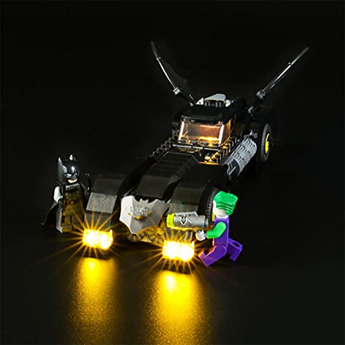 YYZD Jeu De Lumière pour (Batman Batmobile Poursuite du Joker) Modèle De Blocs De Construction, Kit De Lumière LED Compatible avec Les Accessoires De Mise À Niveau Lego 76119 (Non Inclus Le Modèle) Cover