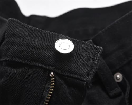 Men Full Rhinestone Beaded Baggy Jeans Drill Peal Denim Trousers Streetwear Harajuku Straight Loose Cargo Pants3