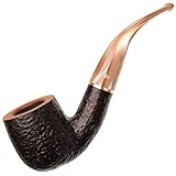 Savinelli Roma Lucite 622 KS - Rome Inspired Italian Briar Wood Pipe, Hand Crafted in Italy, Traditional Wood Pipes From Italy, Bent Pot Shaping, 6mm