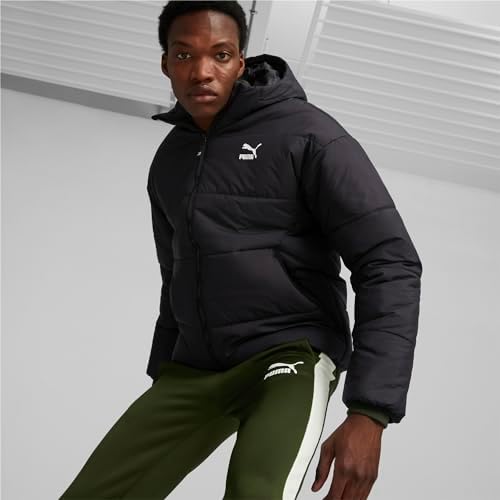PUMA Erkek/Unisex Classics Padded Jacket-PUMA Black Insulated