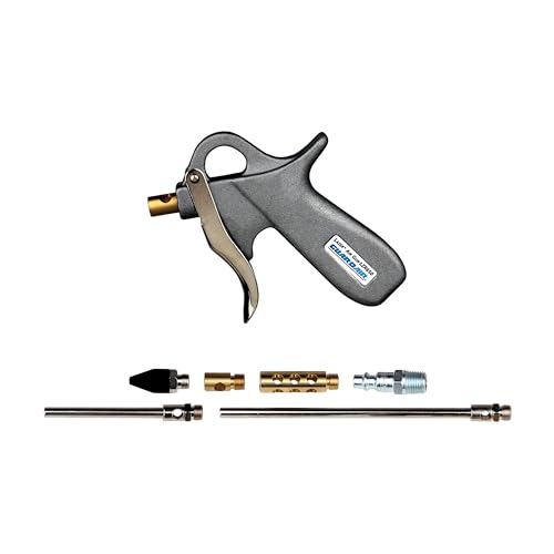 Guardair Lazer Series Pistol Grip Safety Air Gun, Brass Venturi Nozzle with 1/4" FNPT Inlet, Lightweight and All Metal Construction, LZR650