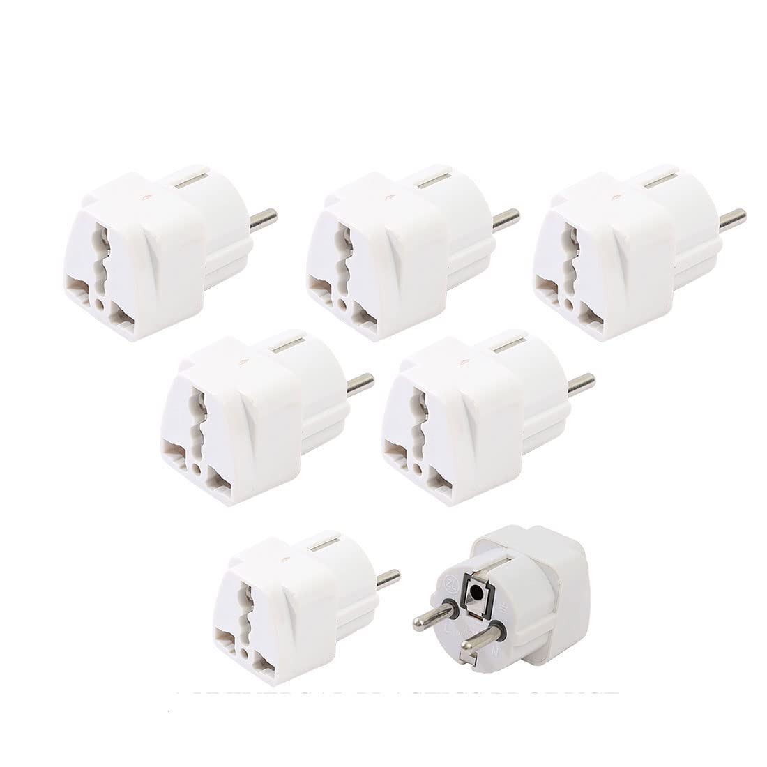 Hi-PLASST Worldwide Travel Adaptor Electrical Wall Plugs and Adapters (Type E/F - Germany/France (Schuko) - 5pcs)-image-46