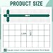 Gisafai 16 Gauge Galvanized Welded Wire Fence 2 ft x 100 ft PVC Coated Hardware Cloth, 2.36" x 2.36" Mesh, Heavy Duty Garden Fencing Roll for Chicken, Dog Yard, Deer Cattle & Animal Protection(Green)