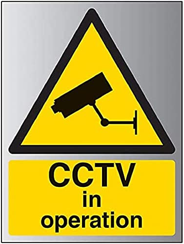Signalétique CCTV in Operation VSafety panneau anti-intrusion durable