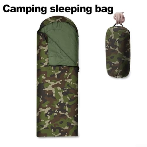 Saco de dormir de camuflaje transpirable y resistente para adultos 2